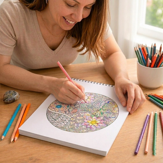 Libro de Mandalas Antiestrés A4 – 40 Diseños para Relajarte y Desconectar