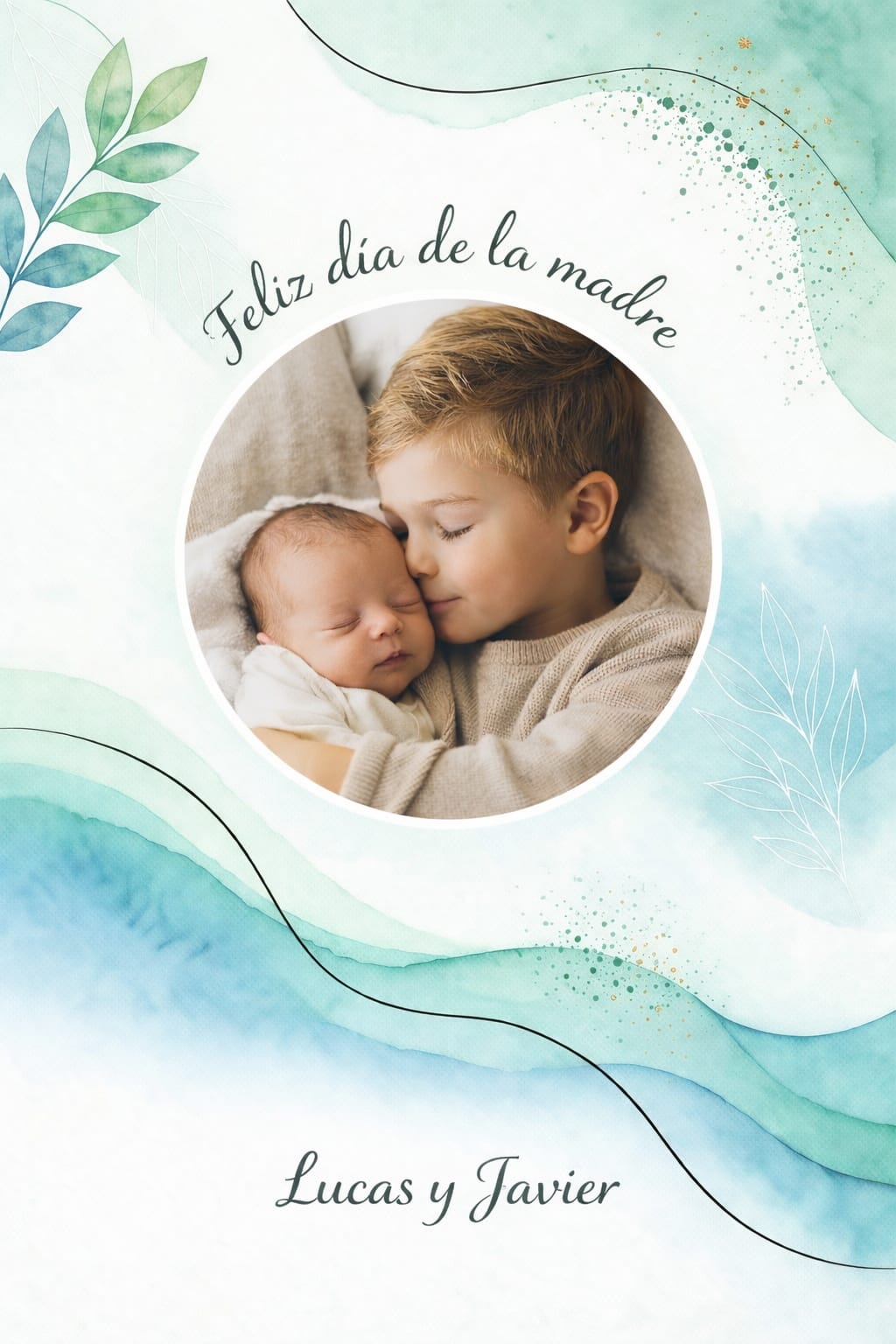 Cuaderno A5 Tapa Dura Personalizado con Foto y Nombre – Día de la Madre