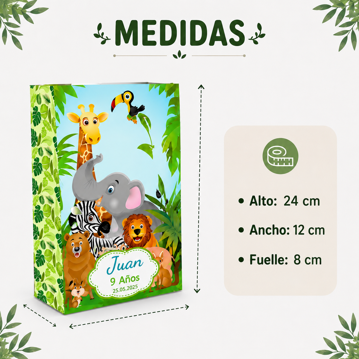 Bolsas Personalizadas para Cumpleaños Infantiles Varias Temáticas