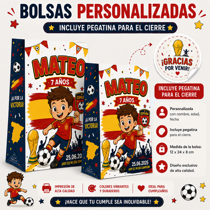 Bolsas Personalizadas para Cumpleaños Infantiles Varias Temáticas