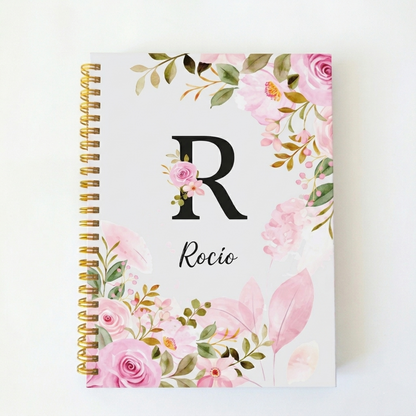 Cuaderno A5 Tapa Dura Personalizado con Foto y Nombre – Día de la Madre