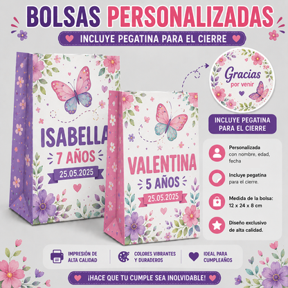 Bolsas Personalizadas para Cumpleaños Infantiles Varias Temáticas