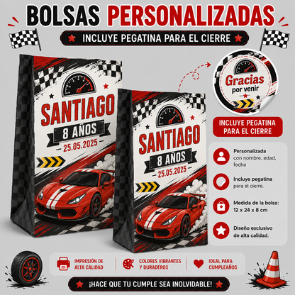 Bolsas Personalizadas para Cumpleaños Infantiles Varias Temáticas
